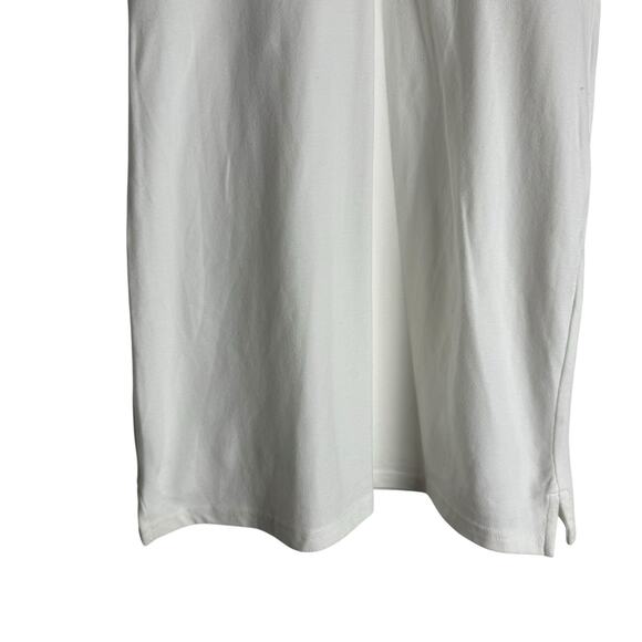 Ralph Lauren White Short Sleeve Embroidered Logo Sporty Polo Shirt Mini Dress XL - Picture 5 of 9